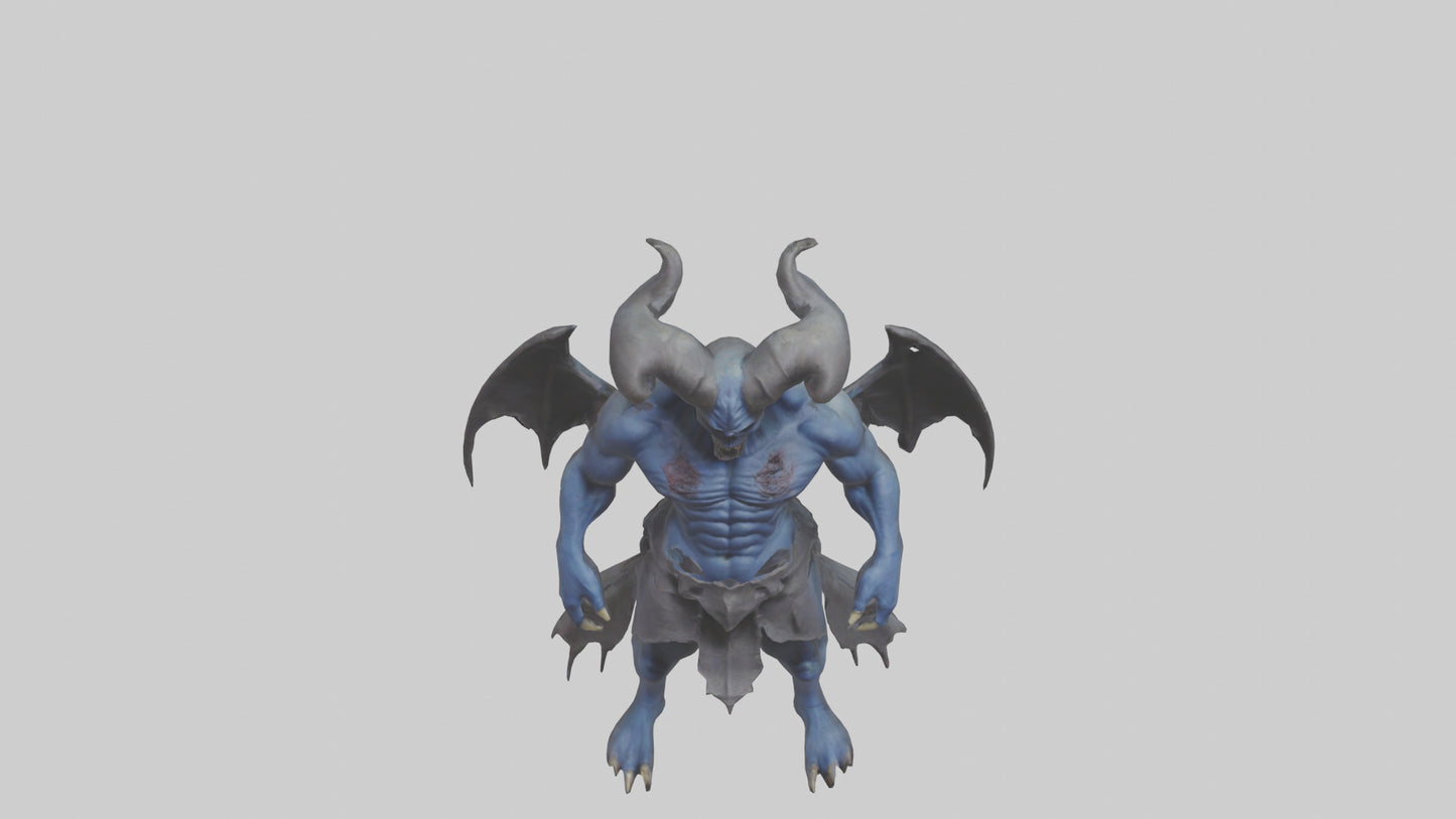 3D model Destroyer Demon model VR / AR / low-poly