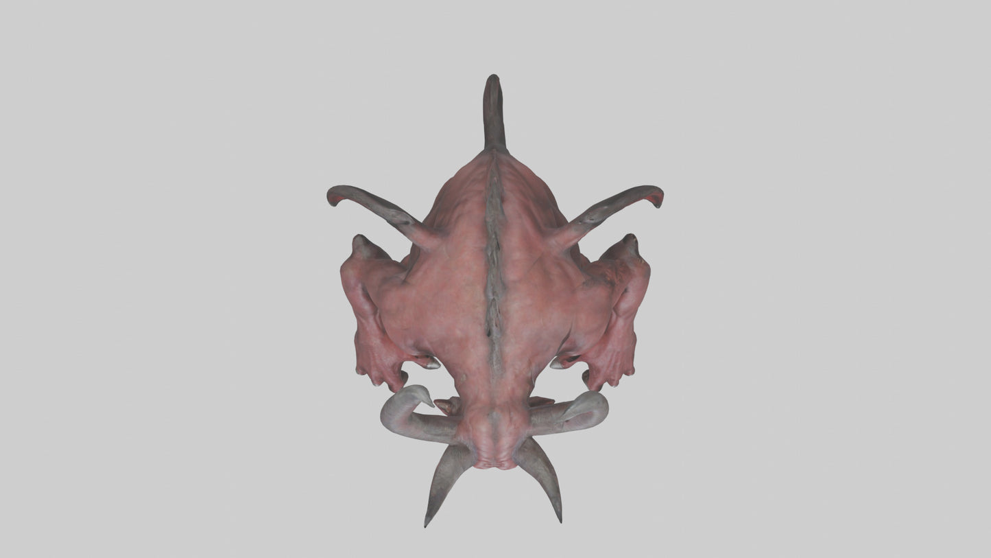 3D model Devil Beast model VR / AR / low-poly