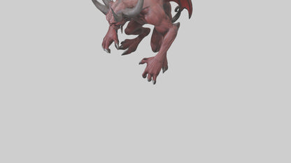 3D model Devil Beast model VR / AR / low-poly