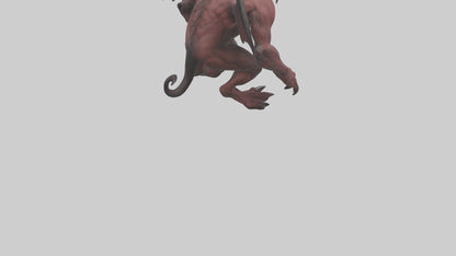 3D model Devil Beast model VR / AR / low-poly