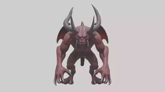 3D model Devil Beast model VR / AR / low-poly