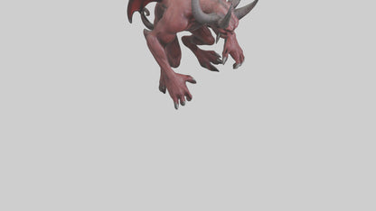 3D model Devil Beast model VR / AR / low-poly