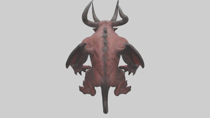 3D model Devil Beast model VR / AR / low-poly