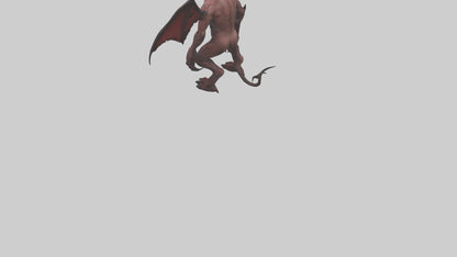 3D model Devilish Beast model VR / AR / low-poly
