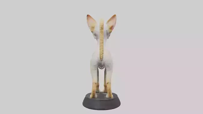 3D model Devon Rex statue model VR / AR / low-poly