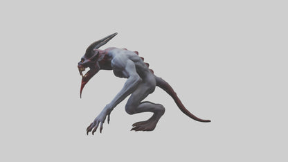 3D model Devouring Demon model 2 VR / AR / low-poly