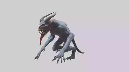 3D model Devouring Demon model 2 VR / AR / low-poly