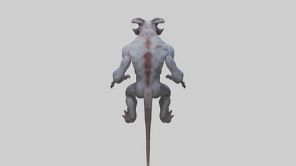 3D model Devouring Demon model 2 VR / AR / low-poly