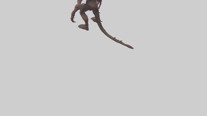 3D model Devouring demon model VR / AR / low-poly