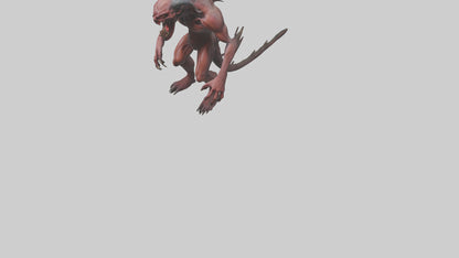 3D model Devouring demon model VR / AR / low-poly