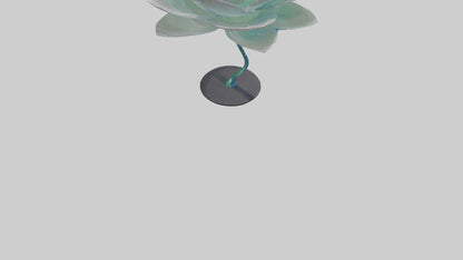 3D model DewDrop Flower Sculpture model VR / AR / low-poly