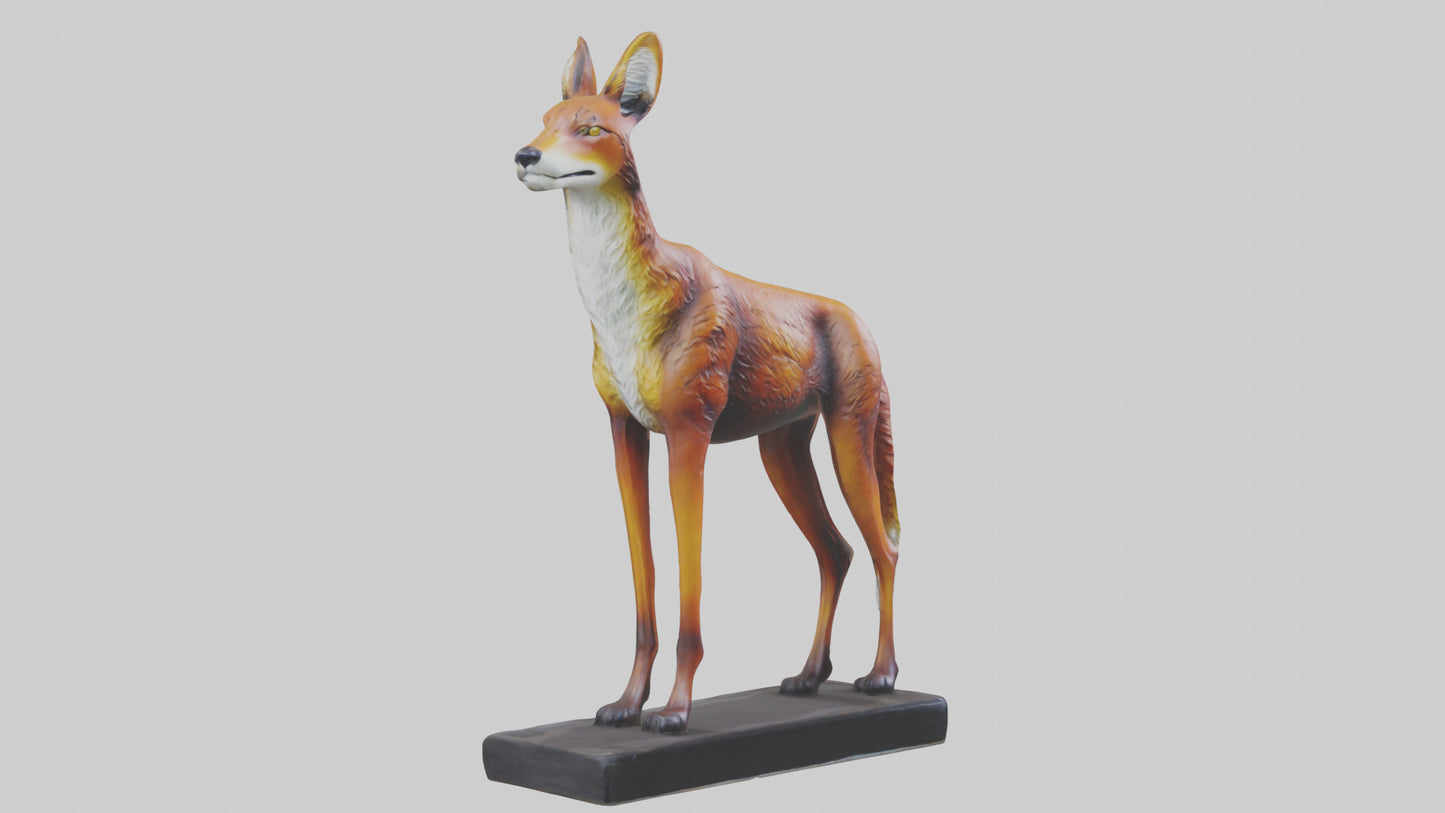 3D model Dhole statue model VR / AR / low-poly