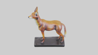 3D model Dhole statue model VR / AR / low-poly