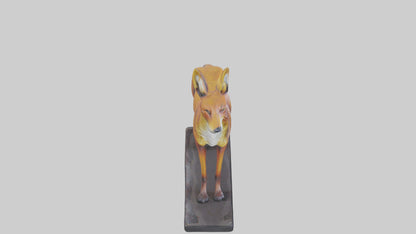3D model Dhole statue model VR / AR / low-poly