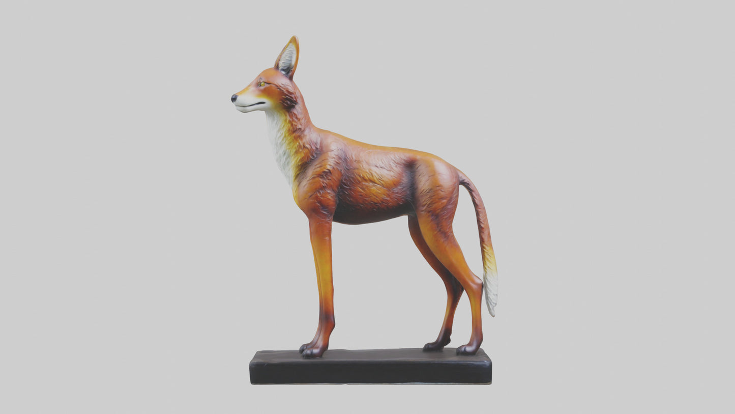 3D model Dhole statue model VR / AR / low-poly