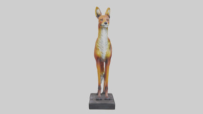 3D model Dhole statue model VR / AR / low-poly