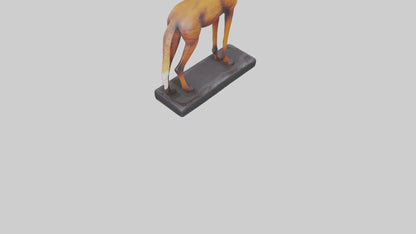 3D model Dhole statue model VR / AR / low-poly