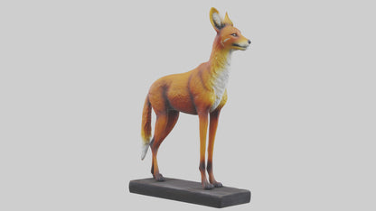 3D model Dhole statue model VR / AR / low-poly