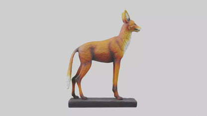 3D model Dhole statue model VR / AR / low-poly