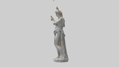 3D model Diana statue model VR / AR / low-poly