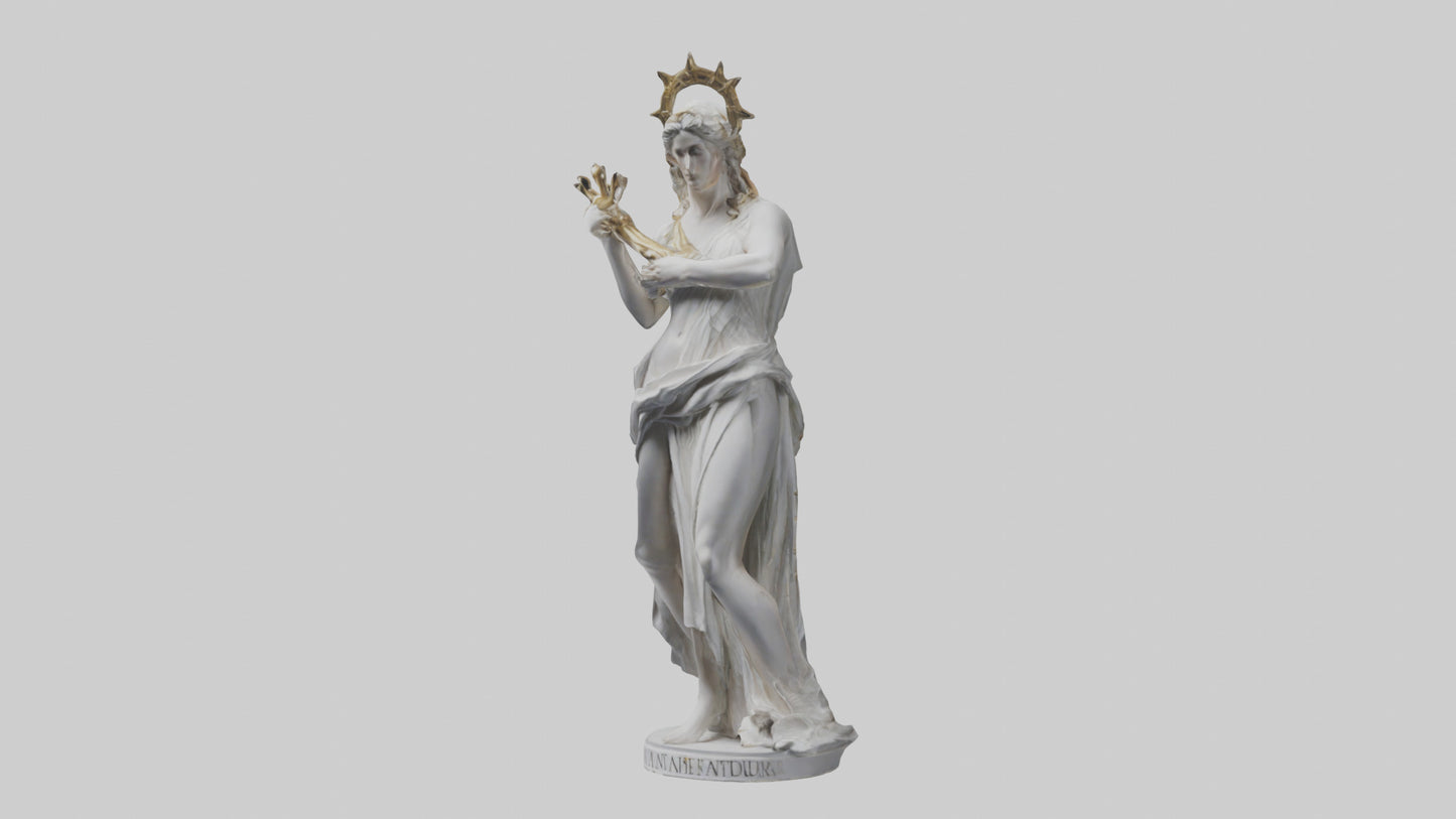 3D model Diana statue model VR / AR / low-poly