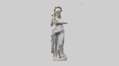 3D model Diana statue model VR / AR / low-poly