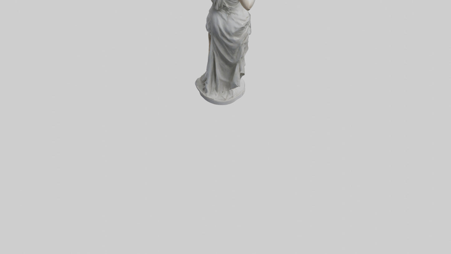 3D model Diana statue model VR / AR / low-poly