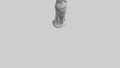 3D model Diana statue model VR / AR / low-poly
