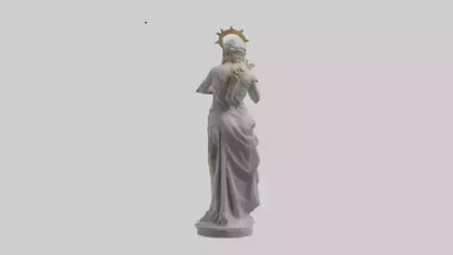 3D model Diana statue model VR / AR / low-poly