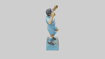 3D model Diego Maradona statue model VR / AR / low-poly