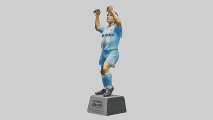 3D model Diego Maradona statue model VR / AR / low-poly