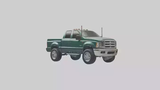 3D model Dieselpowered Pickup Truck model 2 VR / AR / low-poly