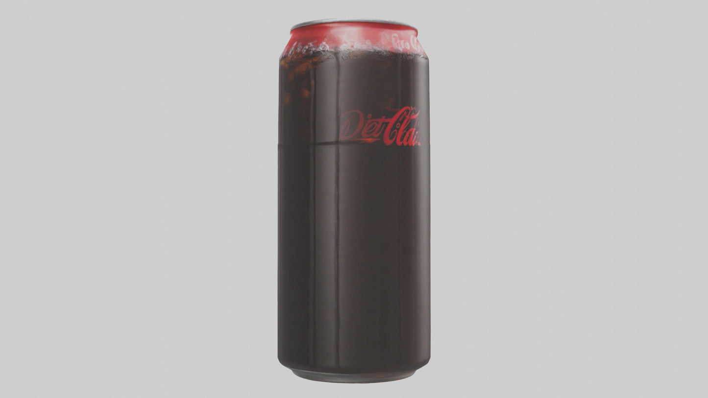 3D model Diet cola model VR / AR / low-poly