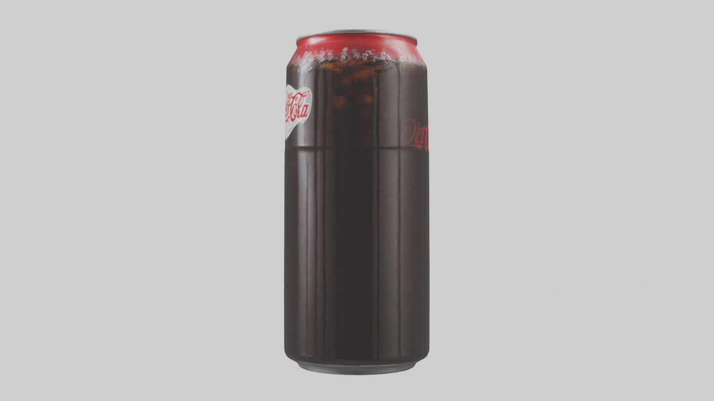 3D model Diet cola model VR / AR / low-poly