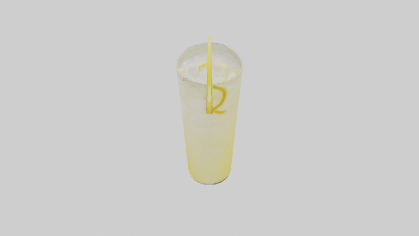 3D model Diet lemonade model VR / AR / low-poly