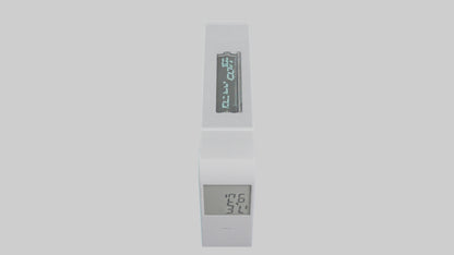 3D model Digital Alarm Wall Clock model VR / AR / low-poly