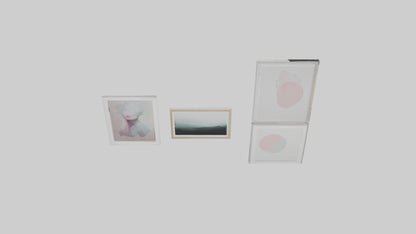 3D model Digital Art Wall Prints VR / AR / low-poly