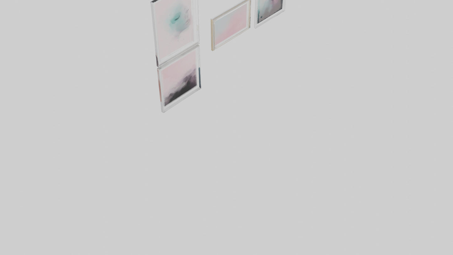 3D model Digital Art Wall Prints VR / AR / low-poly