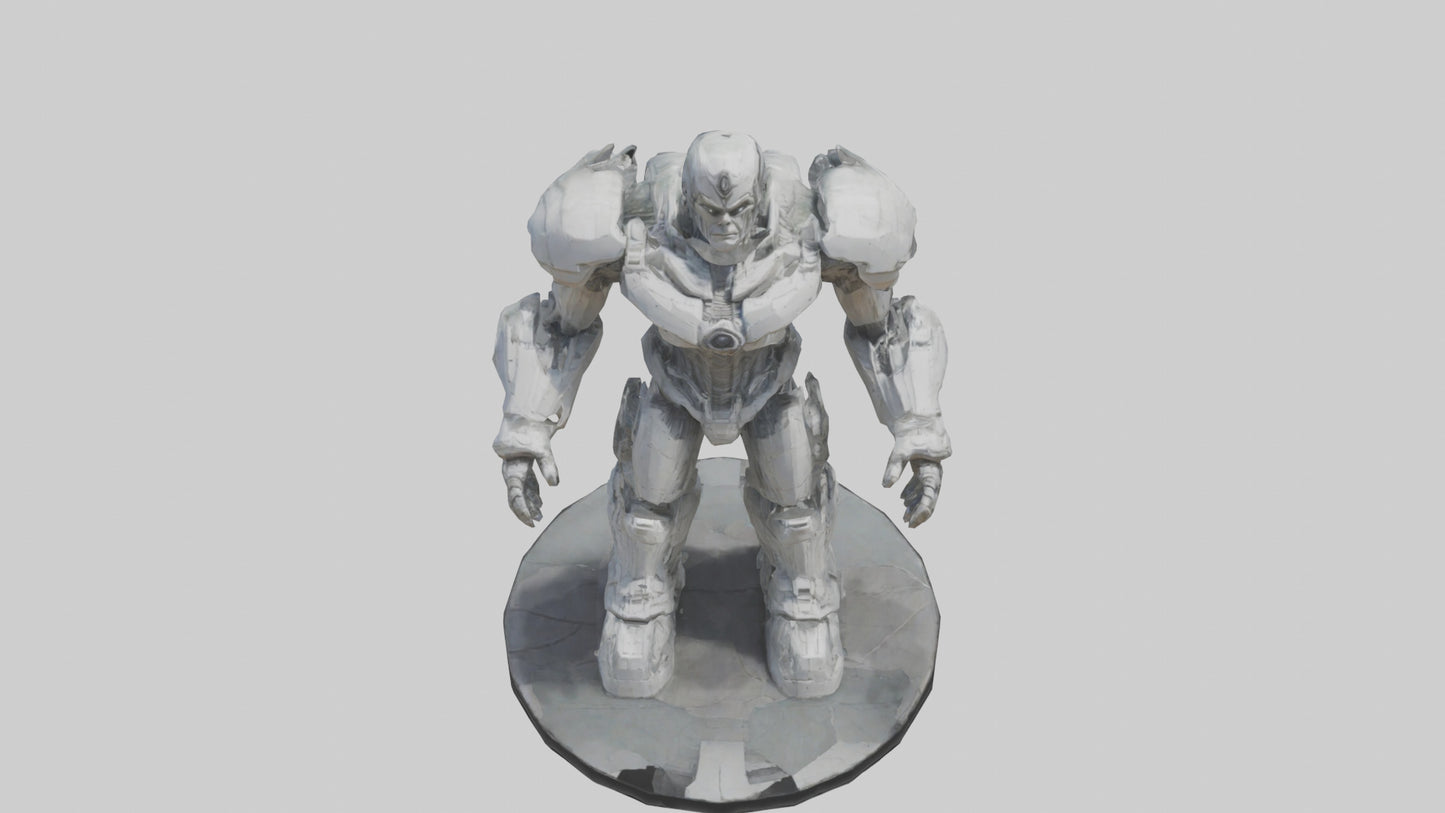 3D model Digital Colossus statue model VR / AR / low-poly