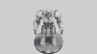 3D model Digital Colossus statue model VR / AR / low-poly