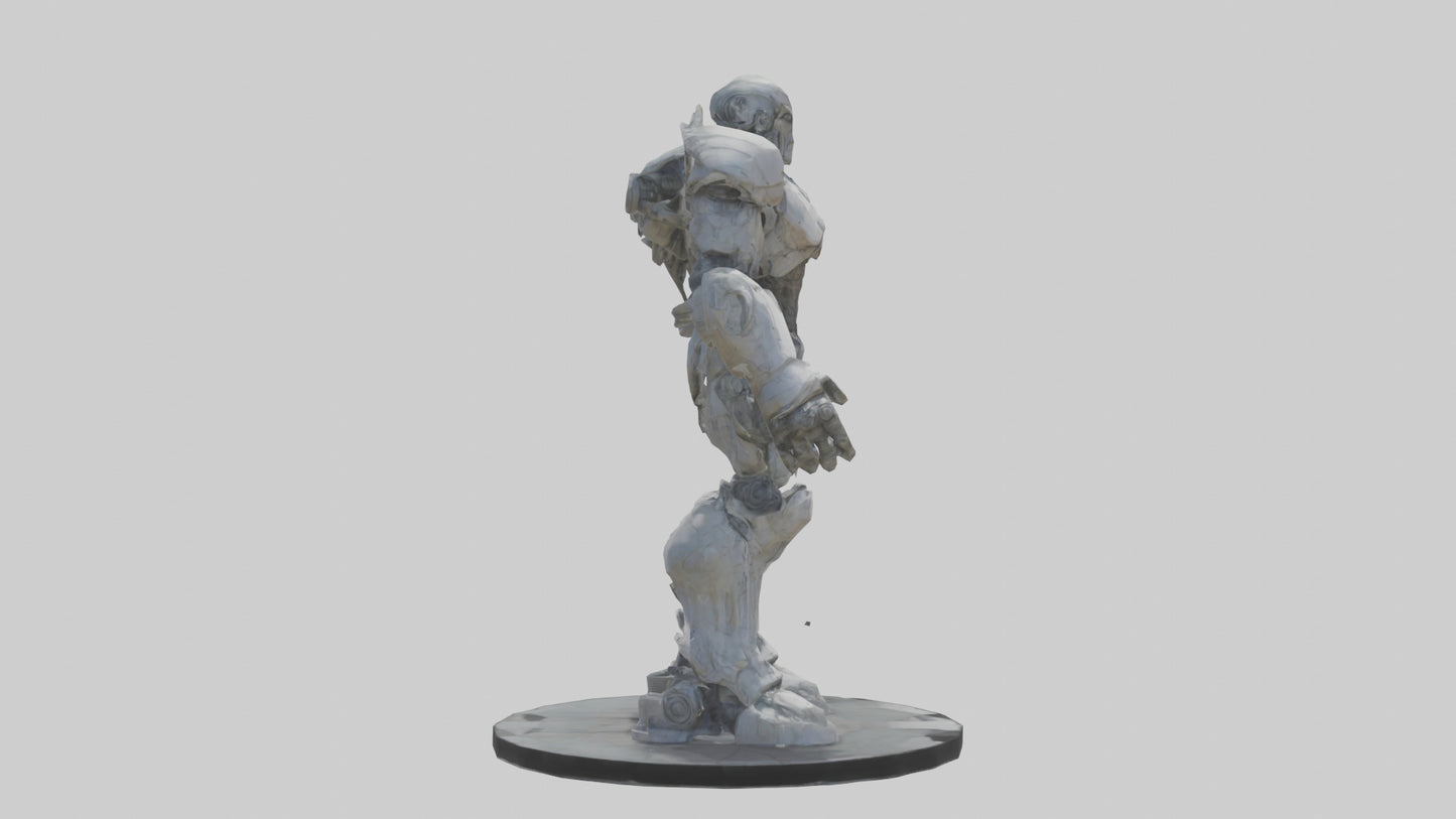3D model Digital Colossus statue model VR / AR / low-poly