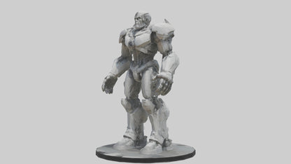 3D model Digital Colossus statue model VR / AR / low-poly