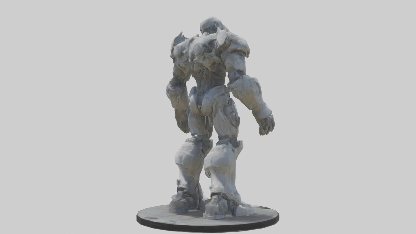 3D model Digital Colossus statue model VR / AR / low-poly