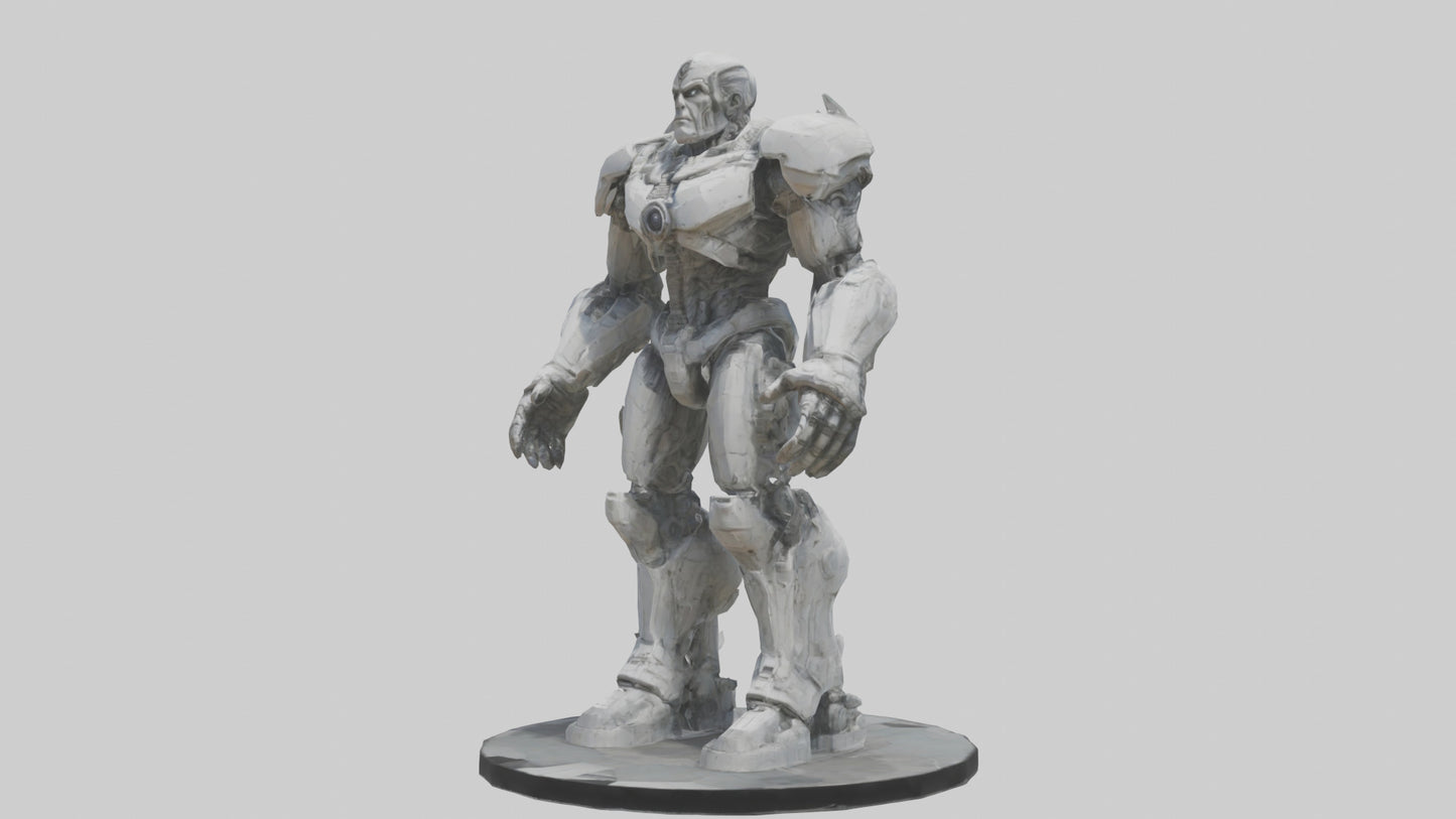 3D model Digital Colossus statue model VR / AR / low-poly