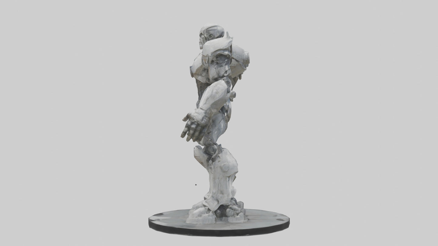 3D model Digital Colossus statue model VR / AR / low-poly