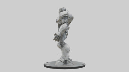 3D model Digital Colossus statue model VR / AR / low-poly