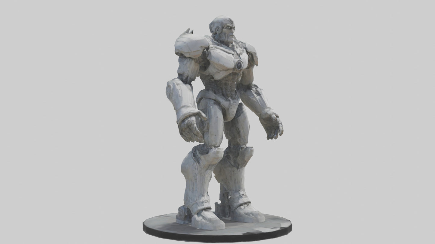 3D model Digital Colossus statue model VR / AR / low-poly