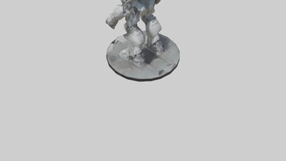 3D model Digital Colossus statue model VR / AR / low-poly
