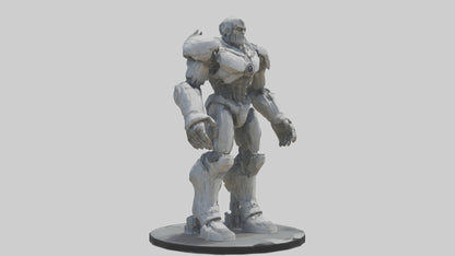 3D model Digital Colossus statue model VR / AR / low-poly