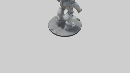 3D model Digital Colossus statue model VR / AR / low-poly
